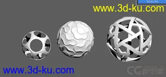3D打印模型雕塑球的图片