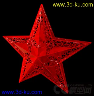 五角星装饰模型的图片