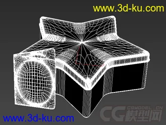 圣诞节星星礼物盒模型的图片