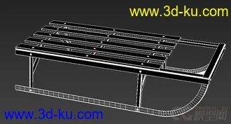 3D打印模型圣诞老人的雪橇车的图片