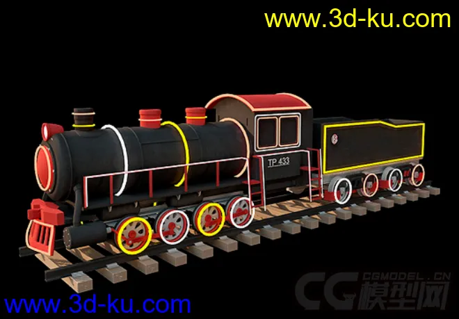 一列小火车模型的图片2