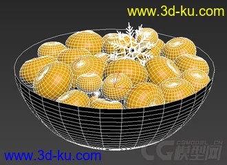 一筐橘子模型的图片