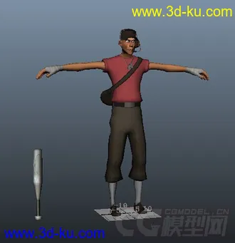 3D打印模型maya文件带绑定和贴图的图片