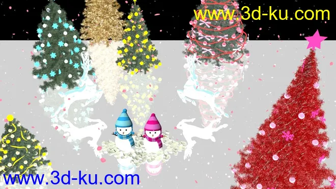 圣诞雪景·免费·祝大家双旦快乐模型的图片7