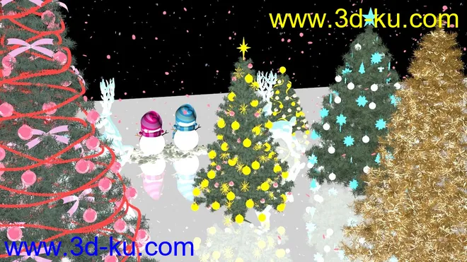 圣诞雪景·免费·祝大家双旦快乐模型的图片9