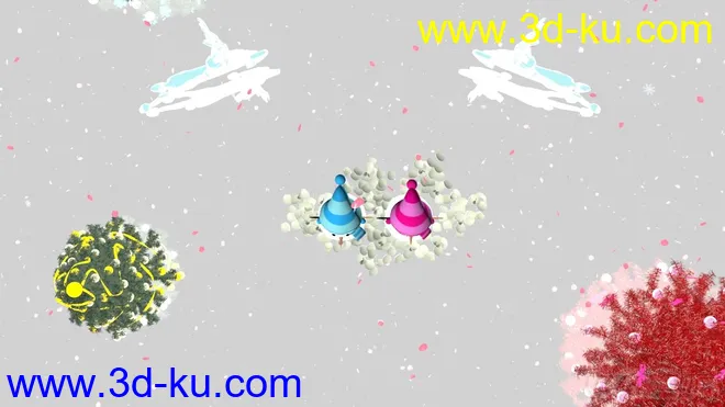 圣诞雪景·免费·祝大家双旦快乐模型的图片12