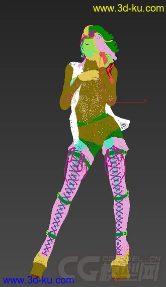 3D打印模型性感美女一个  不要大意的戳进来看看的图片