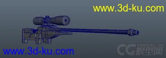 3D打印模型狙击枪的图片