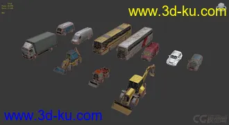 3D打印模型低面汽车分享3的图片