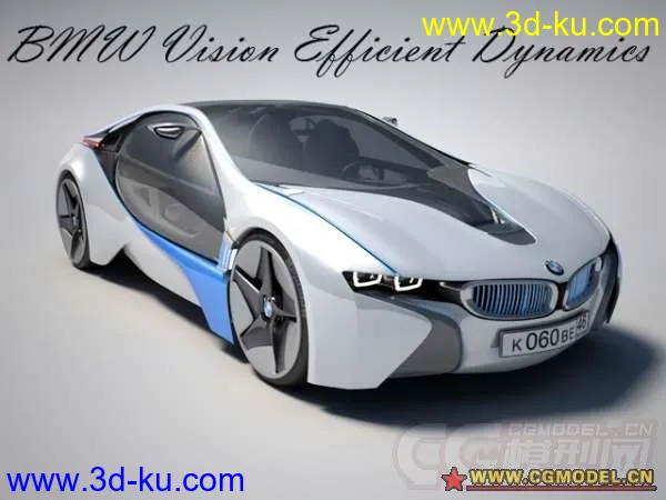 宝马 i8 bmw i8 c4d模型的图片1