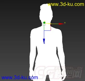 超精细的女人模型  OBJ通用格式的图片