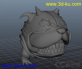 3D打印模型狗 以前练习做的的图片