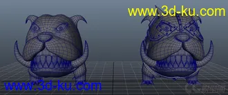 3D打印模型狗 以前练习做的的图片