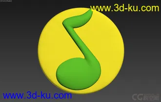 3D打印模型qq音乐,音符的图片