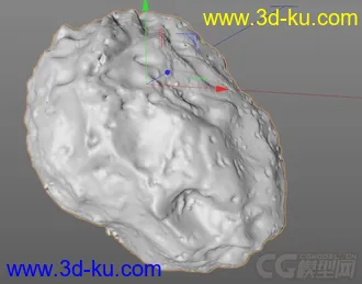 3D打印模型小行星 陨石的图片