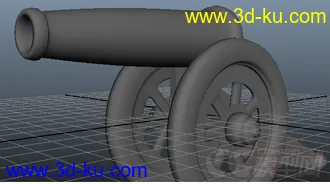 3D打印模型大炮作业……的图片