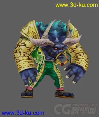 3D打印模型英雄联盟牛头酋长的图片