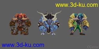 3D打印模型英雄联盟牛头酋长的图片