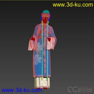 3D打印模型唱戏_小女子的图片