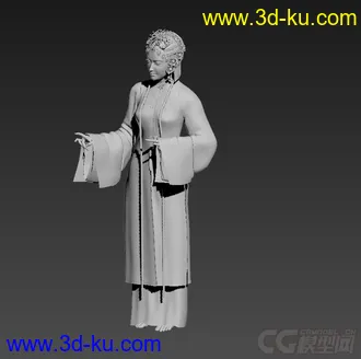 3D打印模型唱戏_小女子的图片