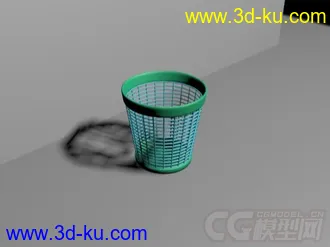 3D打印模型垃圾桶的图片