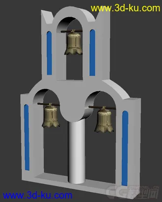 3D打印模型爱情海里的钟的图片