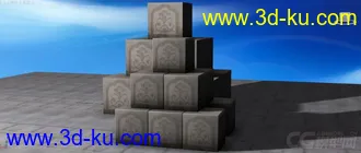 3D打印模型地板箱子的图片