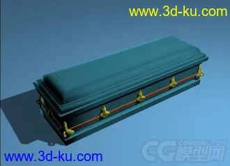 3D打印模型棺材一副，要的来拿把，呵呵的图片