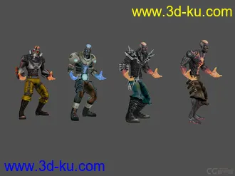 3D打印模型英雄联盟复仇焰魂布兰德火男的图片