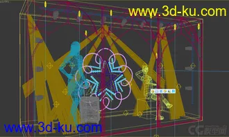 3D打印模型练练手，圣诞橱窗的图片