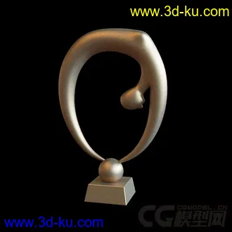 美女舞蹈雕塑模型的图片