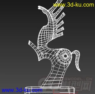 马 雕塑模型的图片
