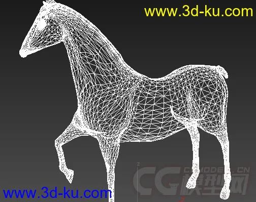 一匹马雕塑模型的图片2