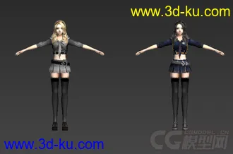 3D打印模型神枪记！女孩~的图片