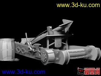 3D打印模型攻城用的强弩车的图片