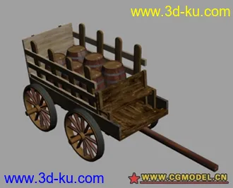 3D打印模型欧式货车的图片