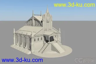 3D打印模型一个简单的小房子（我都倒角了）的图片