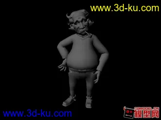 3D打印模型爱因斯坦QQQ版的图片