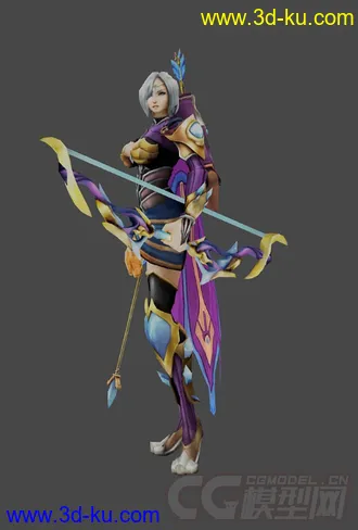 3D打印模型英雄联盟寒冰射手艾希的图片