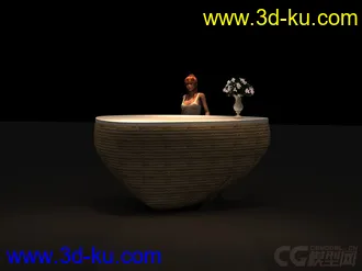 3D打印模型接待台的图片