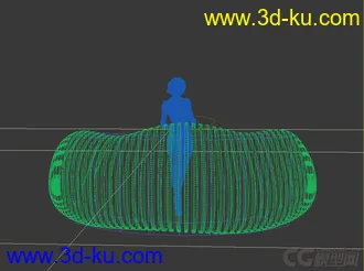 3D打印模型接待台的图片