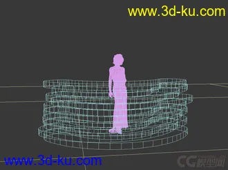 3D打印模型接待台的图片