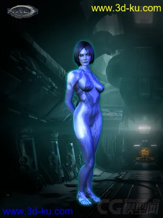 3D打印模型光晕4——柯塔娜的图片