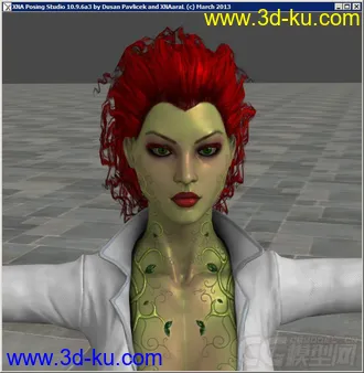 3D打印模型毒藤女的图片