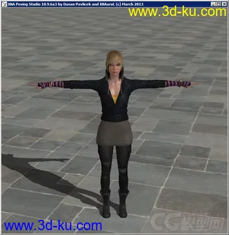 3D打印模型丧尸围城3女角色的图片