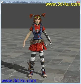 3D打印模型无主之地2——小萝莉的图片