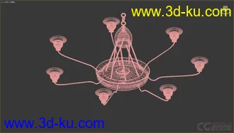 3D打印模型吊灯的图片