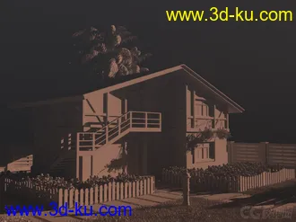 3D打印模型别墅的图片