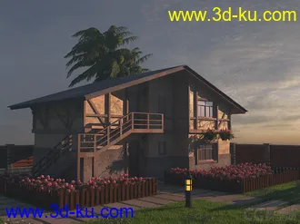 3D打印模型别墅的图片