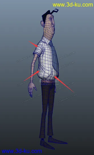 3D打印模型卡通男子........的图片